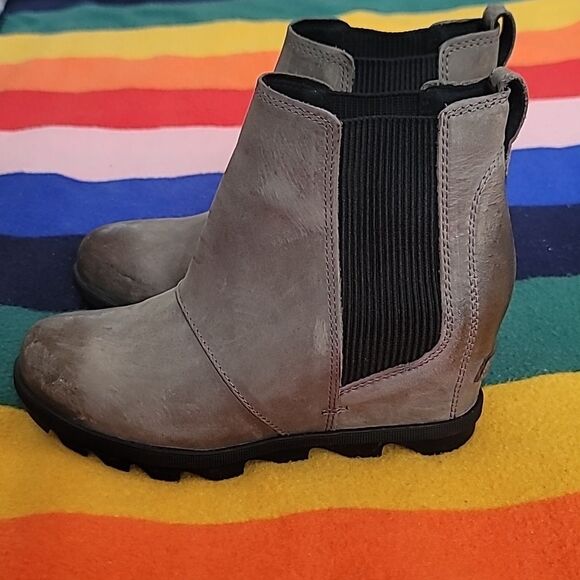 Sorel Lea Joan Of Arctic Wedge Boots - Picture 5 of 12